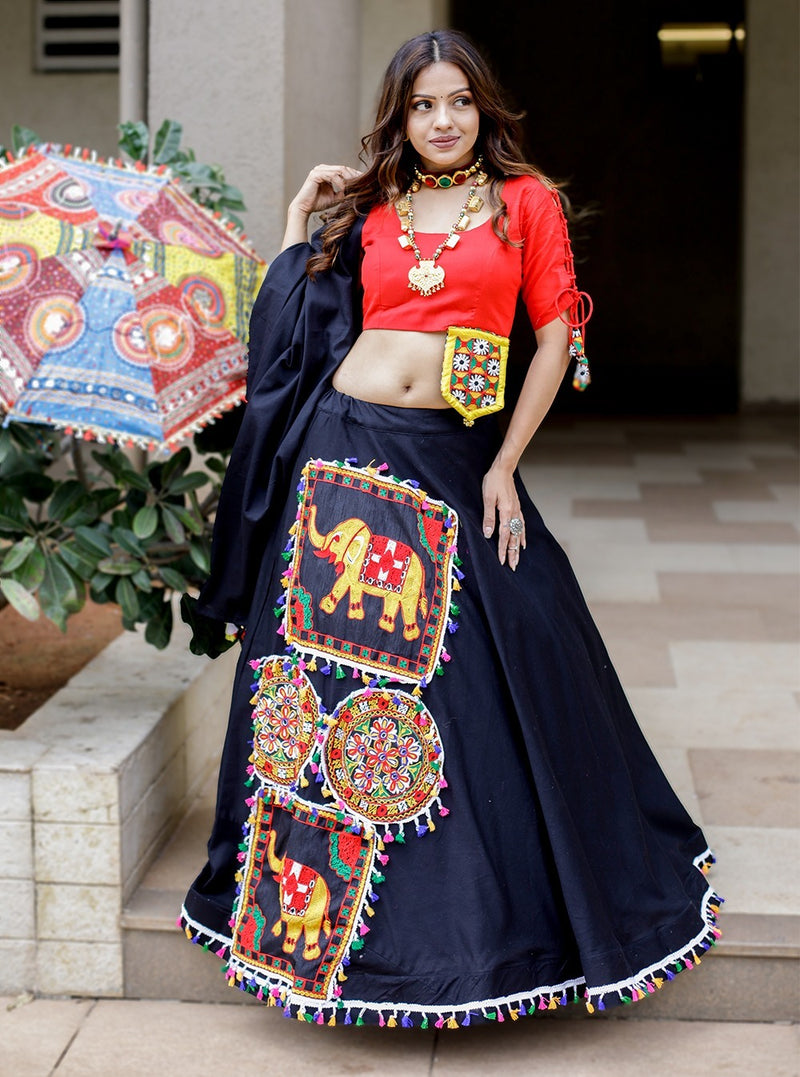 Everyone will admire you when you wear this Stunning Colors Designer Lehenga Choli.