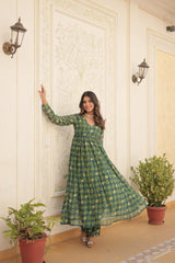 PREMIUM READYMADE ALIA CUT GOWN WITH DUPATTA SET