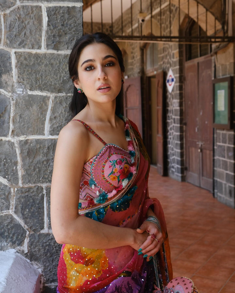 PRESENTING EXCLUSIVE DESIGNER SAREE STARING SARA ALI KHAN