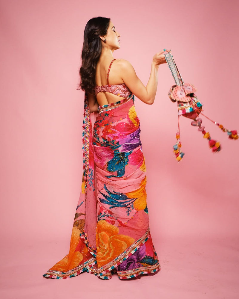 PRESENTING EXCLUSIVE DESIGNER SAREE STARING SARA ALI KHAN