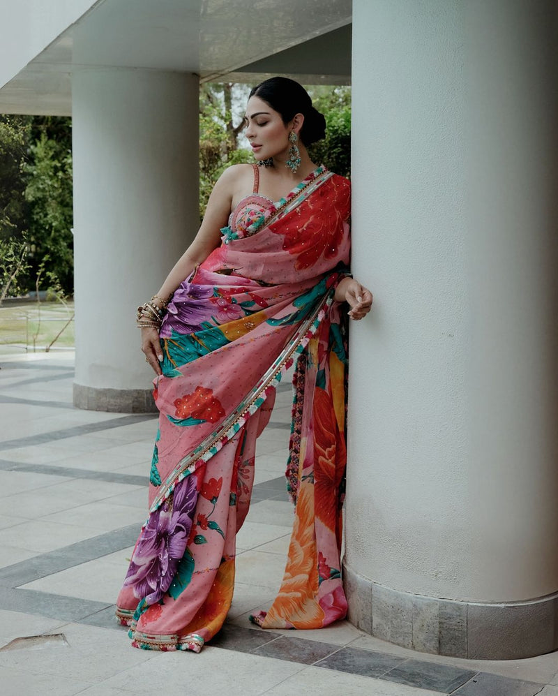 PRESENTING EXCLUSIVE DESIGNER SAREE STARING SARA ALI KHAN