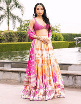 PRESENTING NEW TAFETA SILK LEHENGA CHOLI