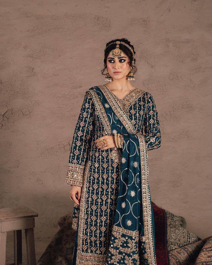 PRESENTING BEAUTIFUL KURTA SET WITH AMAZING SEQUINS AND THREAD EMBROIDERY WORK