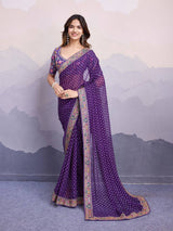 PRESENTING NEW CASUAL WEAR GEORGETTE PRINTED DESIGNER SAREE