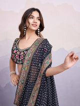 PRESENTING NEW CASUAL WEAR GEORGETTE PRINTED DESIGNER SAREE