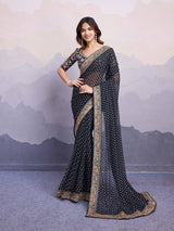 PRESENTING NEW CASUAL WEAR GEORGETTE PRINTED DESIGNER SAREE