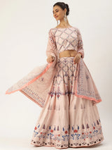 Vaishali silk Printed Lehenga choli