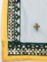 Wonderful Lucknowi Embroidered Designer Net Lehenga Choli