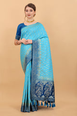 Pure Viscous Dolla silk saree with beautiful Pure Zari weaving Saree