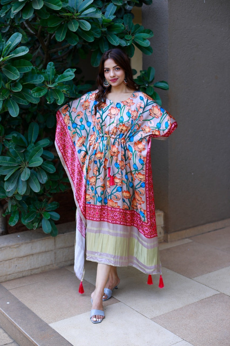 Buy Firozi Kaftan Dress for Women Dubai Moroccan Caftan Online in India -  Etsy | Types of women dresses, Womens dresses, Moroccan kaftan dress